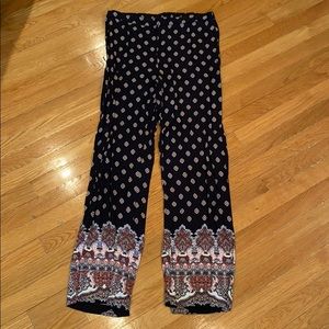 High waisted bohemian pants